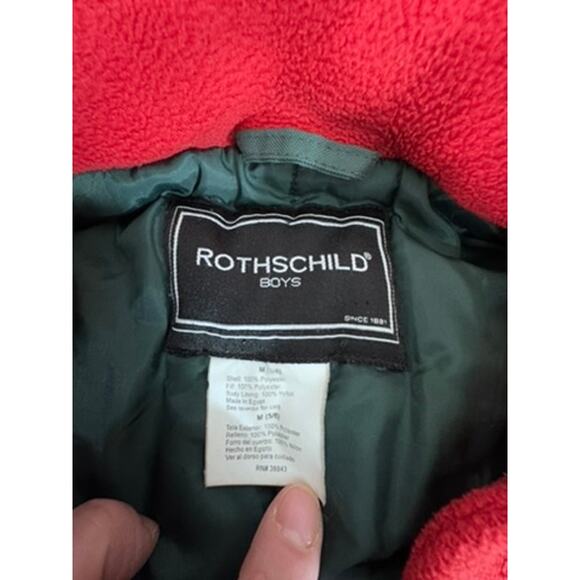 "ROTHSCHILD" Vintage, Boys Green Coat, Size M 5/6 , Cinch waist, Y2K, Kids - Picture 4 of 12